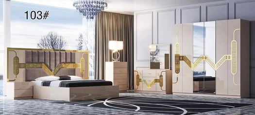 Chambre complète design moderne et luxueux