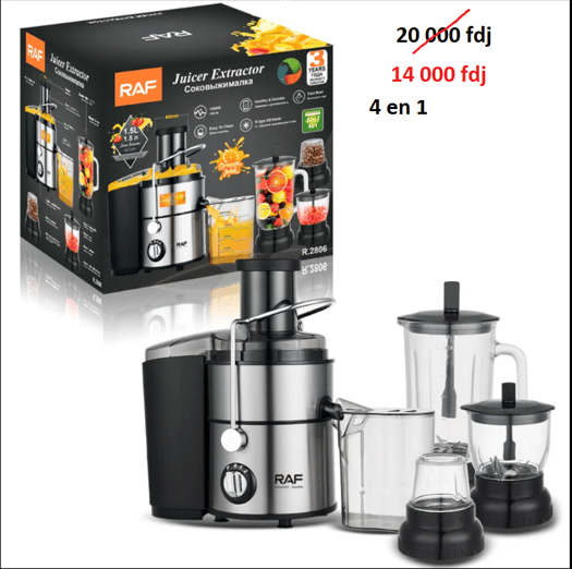 Juicer Extractor 4 en 1, Promo du 10 au 20 février