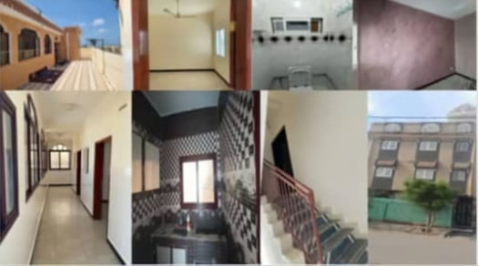 Appartement F3 à louer avec cuisine équipée et réservoir d\'eau à cité Luxembourg