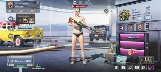 Compte PUBG lvl 76 avec équipement rare et élite