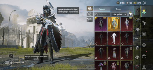 Compte PUBG S14 complet avec 56 mythiques et lvl 77
