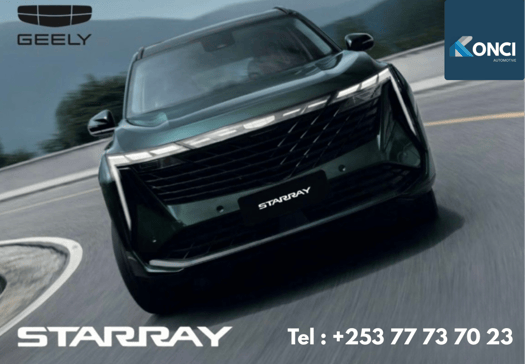 Geely Starray - Design audacieux, technologies avancées et confort absolu