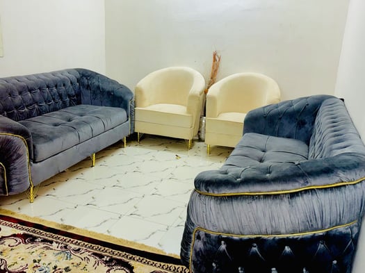 Salon élégant et peu utilisé à vendre