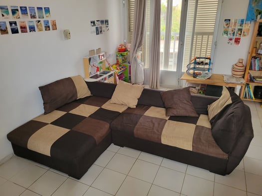 Banquette d\'angle modulable, bon état, quartier du Héron