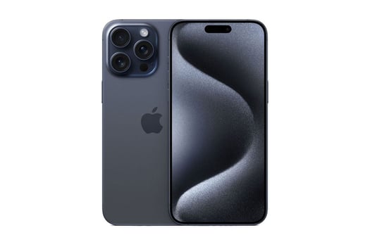 Iphone 15 Pro Max 256 Go, Bleu, 97% Batterie, 2 Couvercles, Câble et Boîte