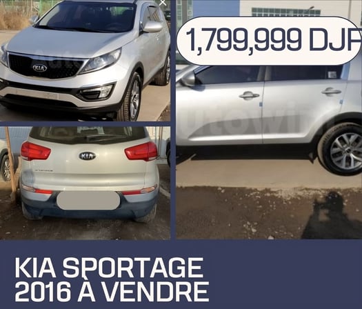 Kia Sportage 2016, boîte automatique, climatisation, excellent état