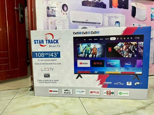 Téléviseur Smart Star x 43 avec accès internet et multimédia