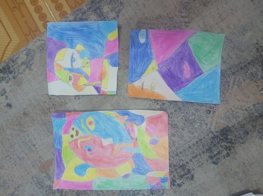 Pack de 3 tableaux originaux à vendre