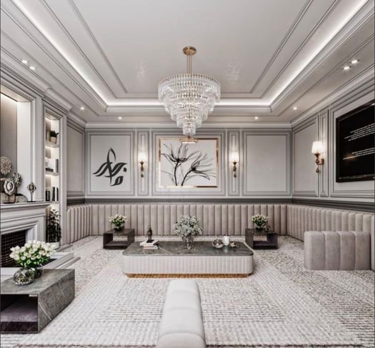 Salons traditionnels Qaaci sur-mesure plusieurs coloris et tissus au choix