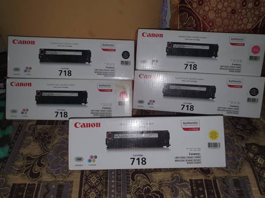 Encres Canon 718 pour impressions professionnelles de qualité