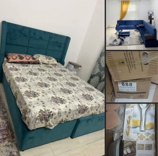Chambre à coucher, Qaaci et vaisselle à vendre
