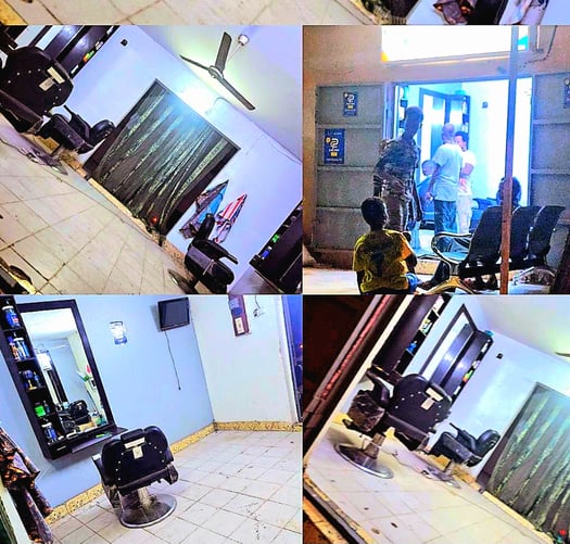 Salon de coiffure pour homme à vendre, emplacement stratégique à Hodan