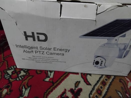Caméra solaire avec panneau solaire - Produit neuf