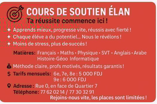 Soutien scolaire personnalisé à Rue 0, Quartier 7