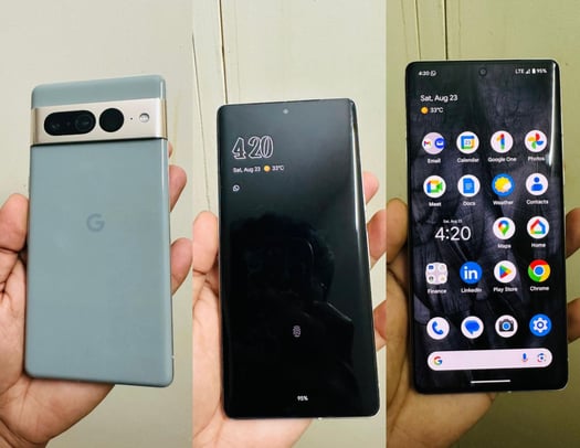 Google Pixel 7 Pro 12 Go RAM 128 Go, Tensor G2, 120Hz Display