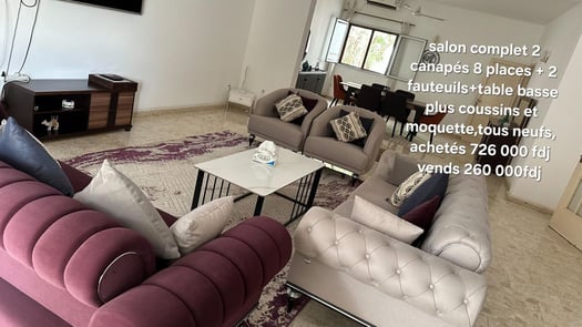 Ensemble de meubles et décorations à vendre