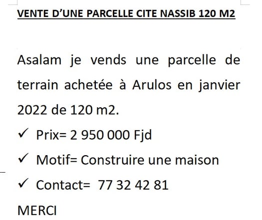 Terrain à vendre à Arulos, 120 m²
