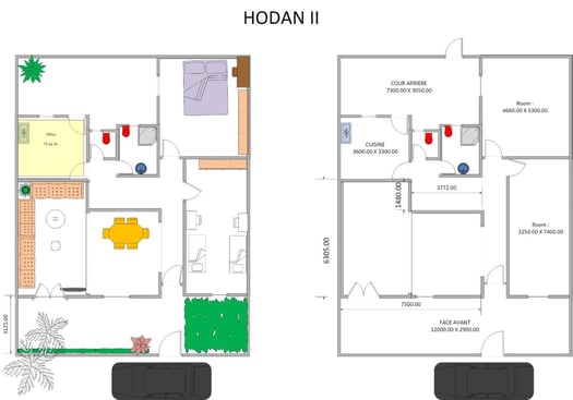 Maison 200m² à Hodane 2 avec extension et grand salon