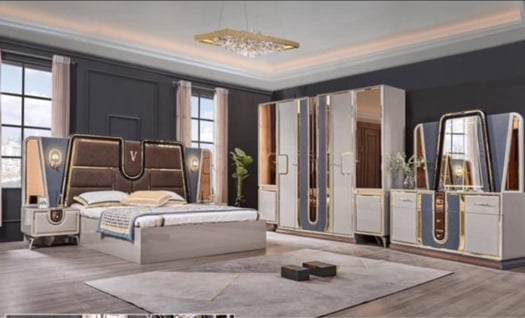 Chambre à coucher avec lit double et meubles inclus à Djibouti