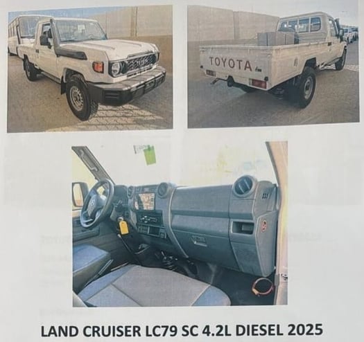 Toyota Fortuner 2025, 4x4, état neuf