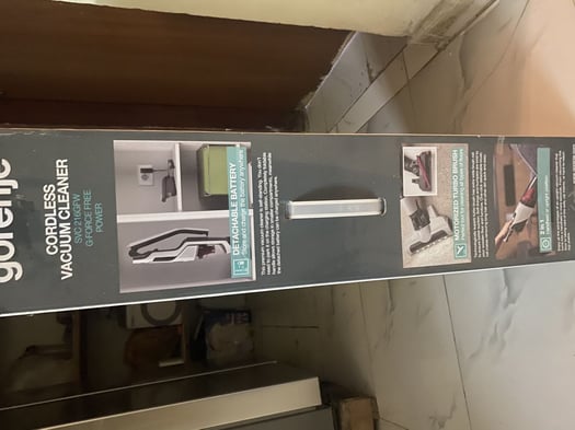 Aspirateur Gorenje SVC216GFW - Batterie détachable - Toutes surfaces