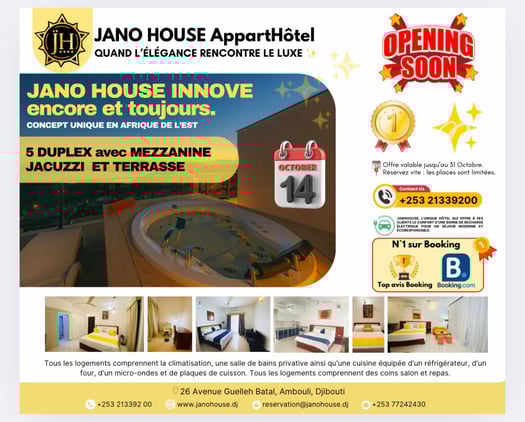 Duplex haut standing avec jacuzzi et terrasse chez JANOHOUSE