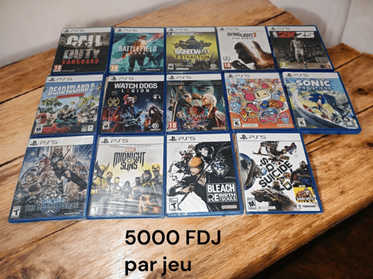Jeux Playstation 5 en excellent état