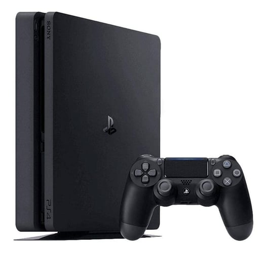 Console PlayStation 4 Slim + 2 manettes + jeu au choix