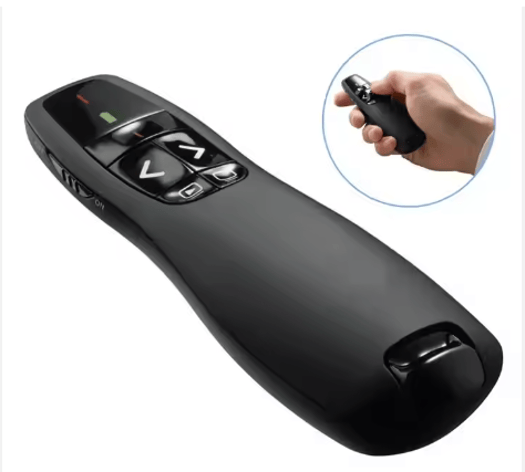 Télécommande sans fil 2.4Ghz avec pointeur laser et souris pour présentations