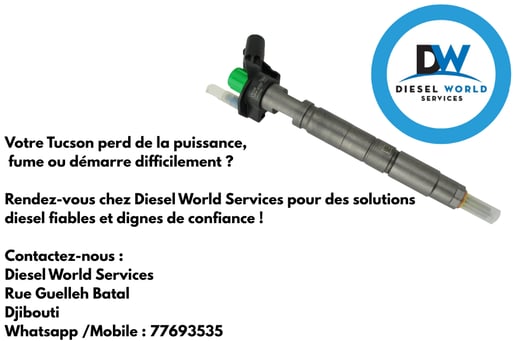 Services de réparation pour injecteurs diesel Hyundai Tucson