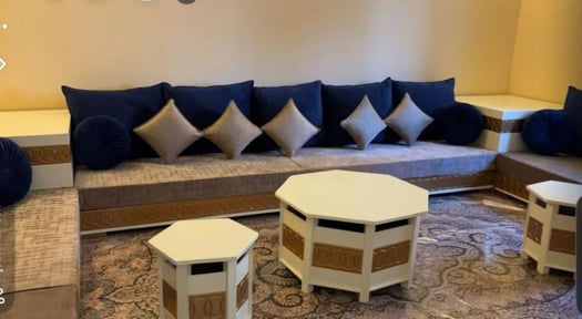 Salon marocain bon état - moins d\'un an d\'utilisation