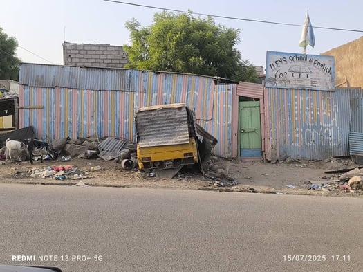 Terrain 120m² à vendre à Sheikh Moussa - BALBALA, titre provisoire inclus