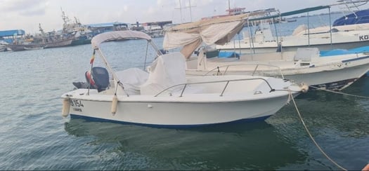 Bateau White Shark 7m, moteur Yamaha 115CV en bon état