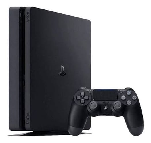 Console PS4 Slim 1 an, complète sans manette, prix négociable