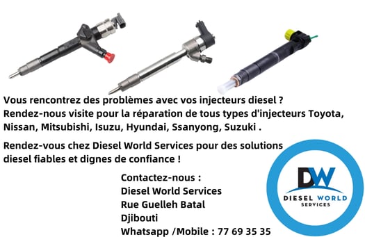 Entretien d\'injecteurs diesel chez Diesel World Services