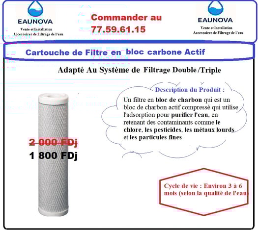 EAU NOVA – Vente et installation d’accessoires de filtrage d’eau