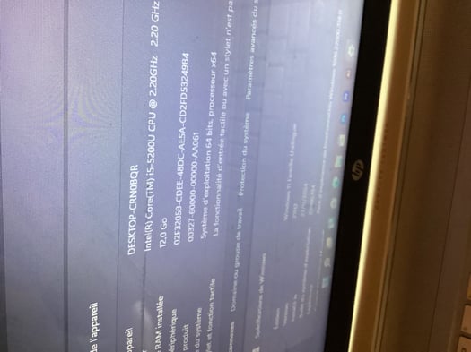 Ordinateur portable HP Core i5 en excellent état
