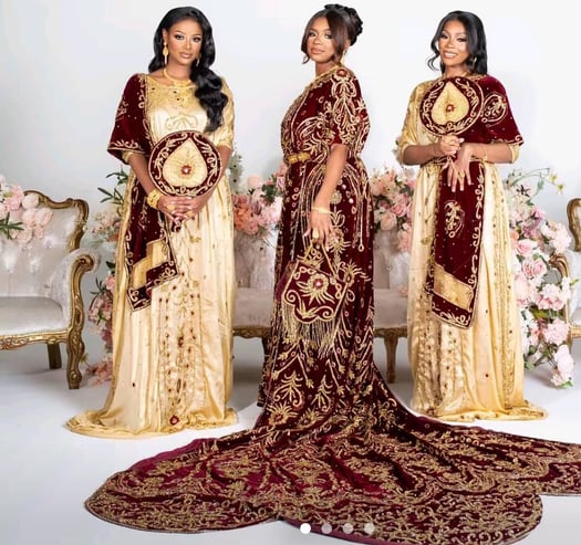 Robes et boubous neufs pour femmes - Nouvelle collection Arous