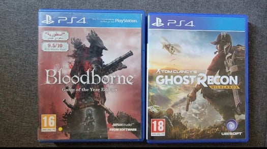 Jeux PS4 Bloodborn et Ghost Recon Wildlands