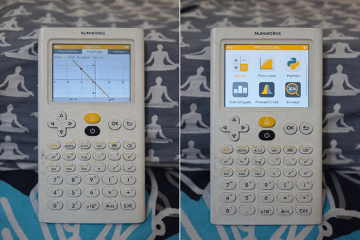 Calculatrice graphique NumWorks, idéale pour maths, stats et Python