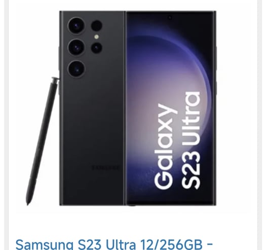 Samsung S23 Ultra 12 Go RAM, 256 Go Stockage, Très bon état