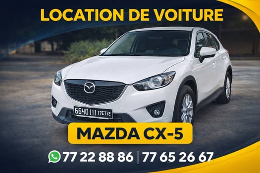 A Louer Mazda CX-5 2017 , pour vos déplacements professionnels