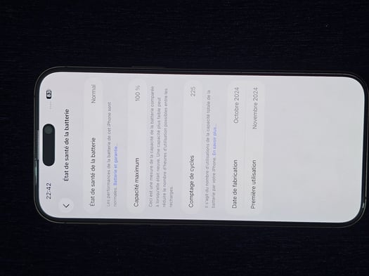 iPhone 16 Pro Max en bon état