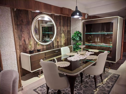 Salle à manger moderne 6 places, état neuf, négociable