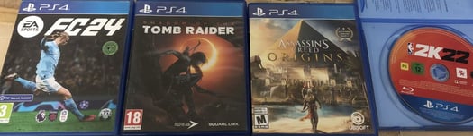 Pack de 4 jeux à prix raisonnable