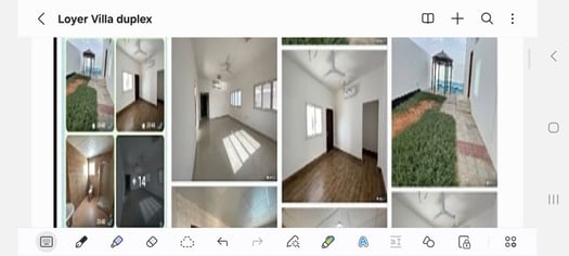 Villa duplex meublée avec vue sur mer à Haramous