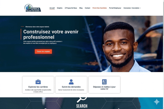 Plateforme Africa Talent Network pour recruter