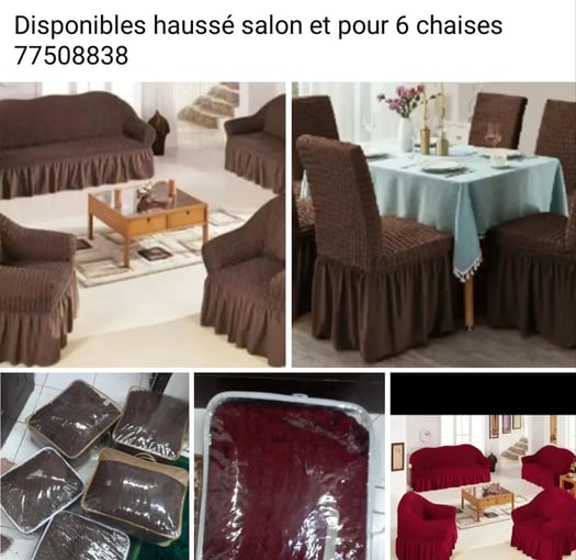Housses de salon et chaises extensibles lavables