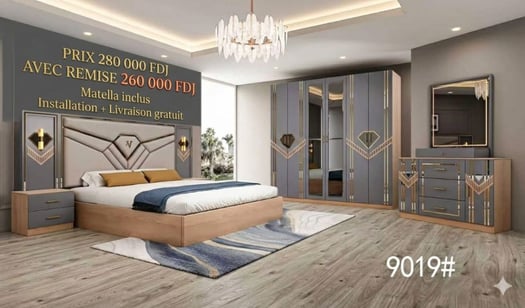 Chambres à coucher modernes complètes collection 2026