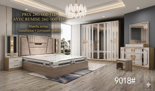 Chambres à coucher modernes complètes collection 2026